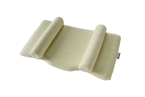 MITTAGONG Infant Anti Roll Head Positioner Support Memory Foam Baby Pillow (Yellow)