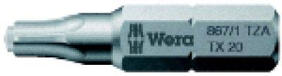 Wera 867/1 ZA TORX Bits mit Zapfen TX 10 x 25 mm, 1 Stück, 05066080001