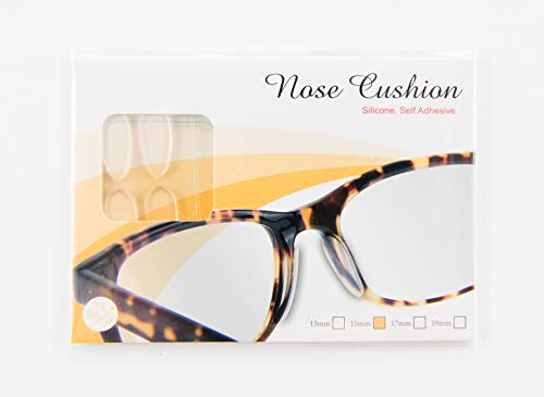 Sports Vision World's 20 Pares de Adhiere almohadillas para la nariz con almohadillas antideslizantes de silicona 13mm