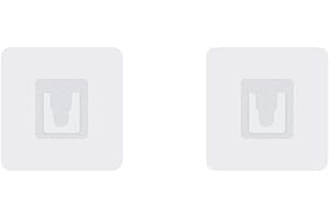 Dalugo Ganci adesivi trasparenti senza foratura, 2 ganci autoadesivi da parete per dispenser di sapone automatico