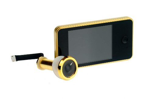 Preisvergleich Produktbild digitaler Türspion digerTS, Gehäusefarbe Gold