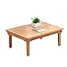 Produktbild WJDOZ Tragbare Ständer for Schlafsofa Zu Hause Pflegetisch Klapp Bambus Kleintisch Erker Tisch Platz Tisch Frühstück Kaffee Tablett Klappbett Tisch Computer Niedrigen Tisch (Size : 80X60X32cm)
