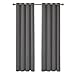 Produktbild Deconovo Verdunkelungsvorhang mit Ösen Gardinen Schlafzimmer Ösenvorhang Blcikdicht 245x140 cm Hellgrau 2er Set