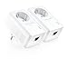 Produktbild TP-LINK TL-PA2010PKIT Nano Powerline-Netzwerkadapter (200Mbit/s, Fast Ethernet, integrierte Steckdose, kompatibel mit Adaptern anderer Marken) 2er Set