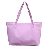 Dorical Damen Handtasche Damen Gross arbeitstasche Crossbody Taschen Umhängetasche Shopping Bag Tragetasche Taschen Handtaschen/Schultertasche Leichte Stylische Tote Bag für Frauen(Lila)