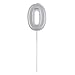 Price comparison product image Cake Candle,Silver Number 0-9 Birthday Numeral Candles Number Cake Decor for Adults/Kids Party (0)
