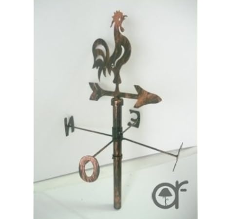 Girouette En Fonte Coq Homescapes Decoration D Exterieur Girouettes