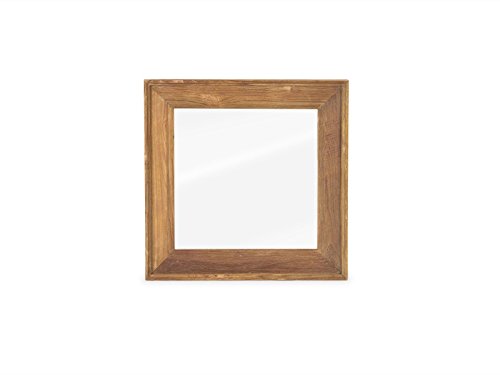 massivum Spiegel Caracas 60x60x3 cm Teak natur gebeizt - 6