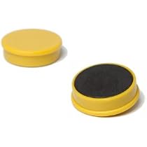 20 X Magnetpin 28x7 Mm – Grüne Haftmagnete Für Pinnwand & Whiteboard | Hält Bis Zu 8 Blatt DIN A4