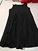Produktbild GailMontan Sommer Frauen ärmelloses Kleid lässig festes Kleid O Hals Pullover Rüschenkleid - Schwarz (M)