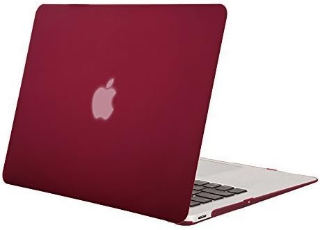GearAP New Macbook Case, Smooth Matte Finish Hard Shell Protective Case for MacBook 12 Inch with Retina Display A1534 [2015 Release] (Wine Red)