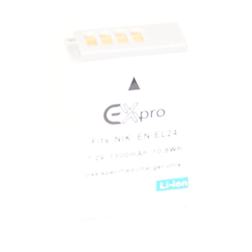 Ex-Pro    Nikon En-el24  Enel24   1500  mAh Haute Puissance nominale Plus   Lithium Li-Ion Batterie pour Appareil Photo Num  rique Nikon 1  J5