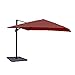 Produktbild Mendler Gastronomie-Luxus-Ampelschirm Sonnenschirm N22, 4,3 m ~ bordeaux mit Ständer