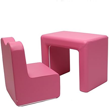 Children desk &amp; sofa chair (Pink)