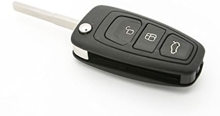 HOCN 3 Button Remote Key Shell Case FOB Conversion Folding Type KIT for Ford Transit