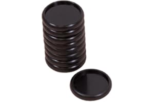 ‎CRAFTELIER Craftelier - Kunststoffscheibenringe S zum Binden von Planern, Agenden, Notizbüchern oder Alben | Ideal für Scrapbooking und Basteln | Packung mit 9 Stück 25 mm Durchmesser - Farbe Schwarz
