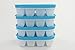 Produktbild TUPPERWARE Eiswürfler Gefrier-Behälter mini Eiswürfel Eis hellblau (4) 30845