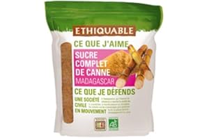 ETHIQUABLE Sucre complet de canne en poudre bio & équitable