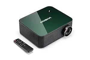 UVISION Native 1080P Projector (1920 x 1080p) Advanced Dustproof & Keystone Correction Design Extend Lifetime, Home & Office LCD Video Projector, Compatible: Fire TV Stick, Roku, Laptop, Tablets, PS5