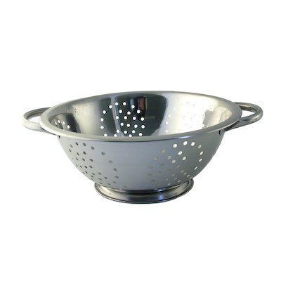 Stainless Steel Collection Durchschlag mit zwei Griffen, aus Edelstahl, 23 cm