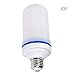 Produktbild Leyeet 4 Modi E26 / 27 Blau 99LED Flicker Glühbirne Simulierte Verbrennung Feuer Effekt Stimmung Lampe Party Weihnachten (Color : E27)