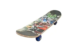 Leona Enterprise Wooden Skate Board, Skating Board, Finger Board Skate, Boarding Kit for Kids