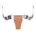 Produktbild Riess Ambiente Design Wand Fahrradhalter II Stierkopf 51cm Echtleder Fahrradaufhänger Wandmontage Wanddekoration Halter Wandhalterung für Fahrräder