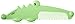 JAPONESQUE Hair Comb, Alligator