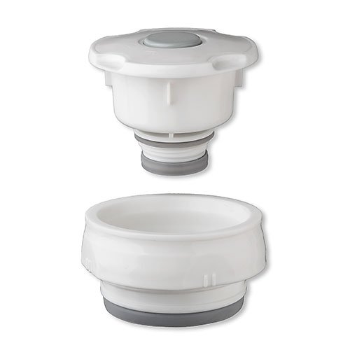 Isosteel VA-9560WQAT Isolierflasche 1,5 L, extragroße Einfüllöffnung, 18/8 Edelstahl mit Quickstop-Einhandausgießsystem und Klappgriff, titan-grau - 8