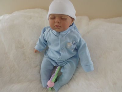 J. FREE TOY BOY BYS Childs 1st Reborn Newborn Weighted Doll Fake Toy Baby Girls Childs Birthday Christmas Gift UK Seller made by Saxon Reborns