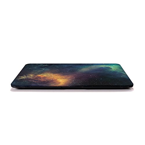 11-Zoll Macbook Air Hard Case, RYGOU 4 in 1 Gummierte Galaxy Space Case mit Tastaturabdeckung Displayschutzfolie für Macbook Air 11 „(A1370 und A1465) - 4