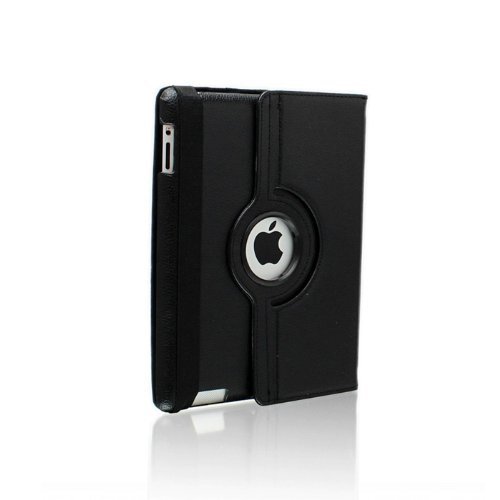 PU-Leder 360 Grad Drehbar Ständer iPad Schutzhülle für iPad 2 3 4 Retina Display Gratis Displayschutzfolie & Stylus - 5
