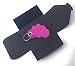 Produktbild filzschneider Schlüsselanhänger aus Filz - Wolke/Cloud - pink/magenta - als besonderes Geschenk mit Öse und Schlüsselring - Made-in-Germany