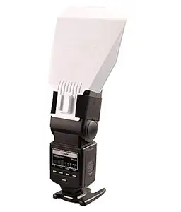 SUPERNIC Branded Universal Speedlite Flash Bounce Card, Diffuser, Reflector for All Types of DSLR Flash Compatible with for Nikon Canon VIVITAR Flashes