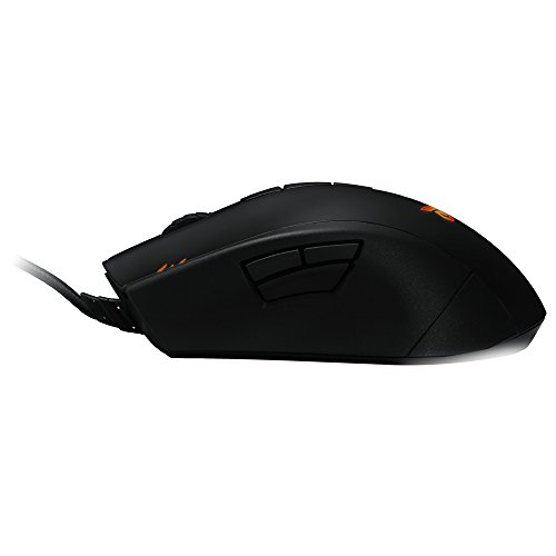 ASUS Strix Claw  Dark Edition  - Rat  n gaming ergon  mico para diestros  interruptores Omron  sensor   ptico de 5000 DPI   color negro