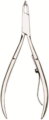 Dovo 190.041 – Fancy Open Jaw Clip – 5 mm – Nickel-Plated Satinised Branch – 10.5 cm –