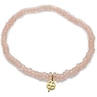 Perlenarmband Kleeblatt