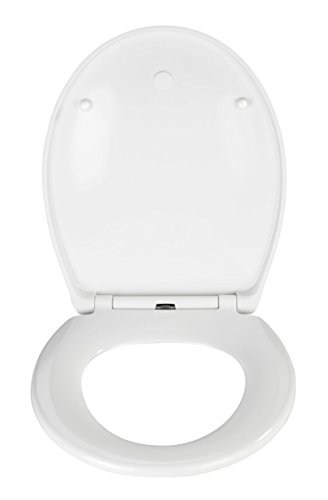 Wenko 21906100 Premium WC-Sitz Bambino – mit Kindersitz und Absenkautomatik, Kunststoff – Duroplast, weiß - 4