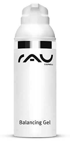 RAU Balancing Gel 50 ml – Bestes Anti-Pickel Serum für das Gesicht – mit Ackerschachtelhalm, Hamamelis, Kamille, Melisse, Salbei & Schafgarbe – regulierende, porenreinigende Nachtpflege – Creme Fluid für unreine ölige Haut, Akne, Mitesser Mischhaut – Naturkosmetik – im Spender - 2