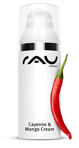 Gesichtscreme mit Chilli - RAU Cayenne & Mango Cream 50 ml - hocheffektive Anti-Aging-Pflege