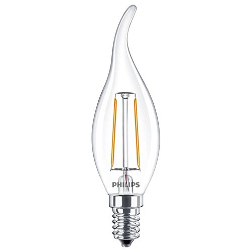 Preisvergleich Produktbild Philips 51769700 A++ LED-Leuchtmittel, Plastik, 2,29 W, E14, transparent