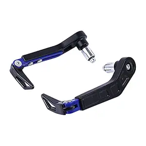 Jb Racing Brake and Clutch Lever Protector Guard for Universal Bike (Blue)
