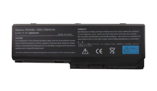 4600mAh Notebook Laptop Ersatz Akku Batterie für Toshiba Satellite Pro L350 P200 P300 Equium L350 P200 P300, ersetzt PA3536U-1BRS PA3537U-1BRS PA3537U-1BAS PABAS100 PABAS101 - 3