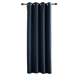 vorhänge blau samt Material: 100 Prozent Polyester, Schwarze Zwischenschicht