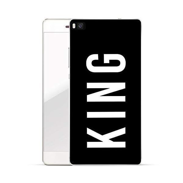 Finoo | Huawei P8 Hard Case Handy-Hülle mit Motiv | dünne stoßfeste Schutz-Cover Tasche in Premium Qualität | Premium Case für Dein Smartphone| King