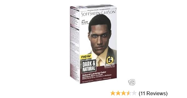 Dark Natural Men Hair Dye 5 Minute Permanent Hair Colour Jet