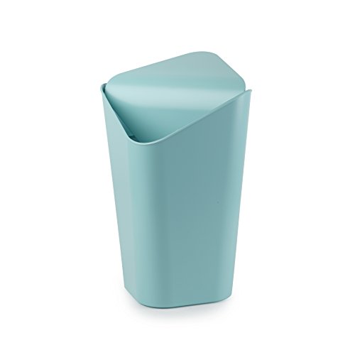 Umbra 086905-276 Corner Mini, Küchenmüll-/Tischmüll-/Abfalleimer, 5 L, türkis blau - 2