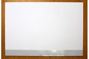 VOGT FOLIENDRUCK GMBH Schreibtischunterlage Papier mit Schutzleiste blanko weiß 30 Blatt 59,5 x 42 cm DIN A2 90g-Papier Block Unterlage