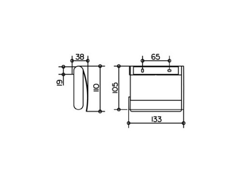 Keuco 14960 Plan - Portarrollos con Tapa, Cromado