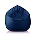 Produktbild byufya Sitzsack EPSStyropor Füllung-In&Outdoor Verschiedene Farben&Größen-BeanBag Sitzkissen Bodenkissen Kinder Sitzsäcke Relax Game Möbel Kissen Sessel Sofa Gaming(XXL ca.75cm-ca.430 Liter Marine)